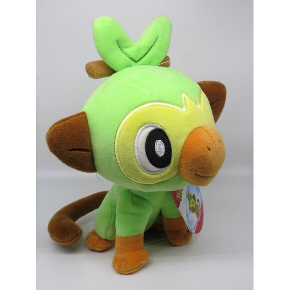 NEW with Tags Grookey Plush Pokemon Jazwares Wicked Cool Toys 8" Nintendo - Picture 1 of 12